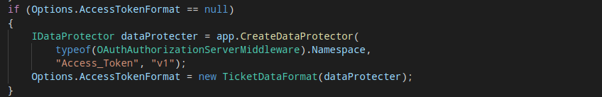 How the DataProtector is set up